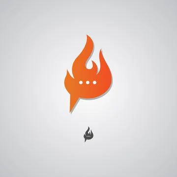 Illustration Vector Graphic of Hot Chat Logo. Perfect to use for Application  Stock Illustration
