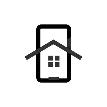 Illustration Vector Graphic of House Application Logo. Perfect to use for Tec Stock-Illustration