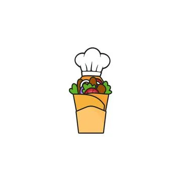 Illustration Vector Graphic of Kebab Chef. Perfect to use for Food Business Stock Illustration