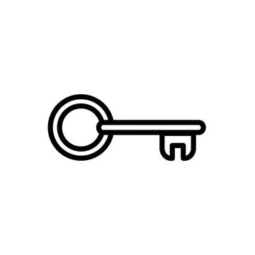 Illustration Vector graphic of key icon template 스톡 일러스트