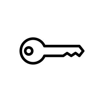 Illustration Vector graphic of key icon template 스톡 일러스트