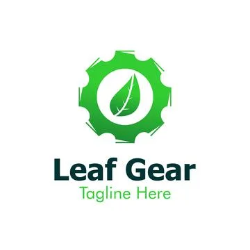 Illustration Vector Graphic of Leaf Gear Logo. Perfect to use for Technology  Stock Illustration
