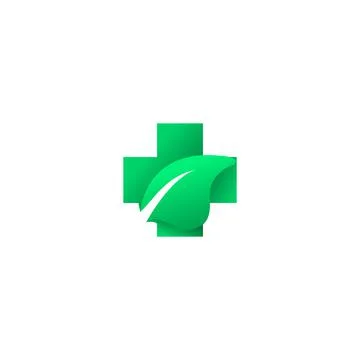 Illustration Vector Graphic of Leaf Medic Logo. Perfect to use for Medical Lo Stock Illustration