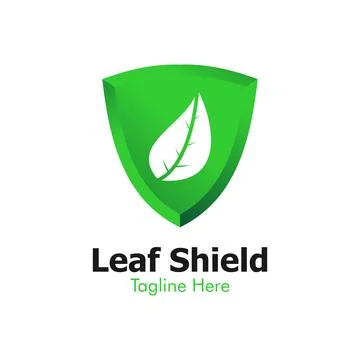 Illustration Vector Graphic of Leaf Shield Logo. Perfect to use for Technolog Stock Illustration