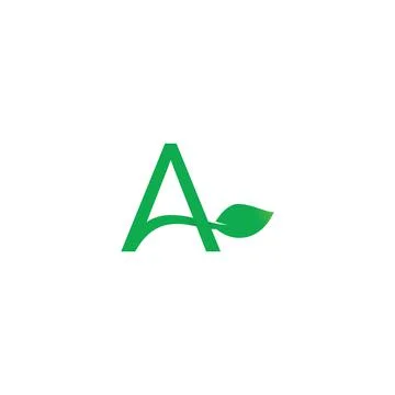 Illustration Vector Graphic of A Letter Leaf. Perfect to use for Nature Compa Stock Illustration