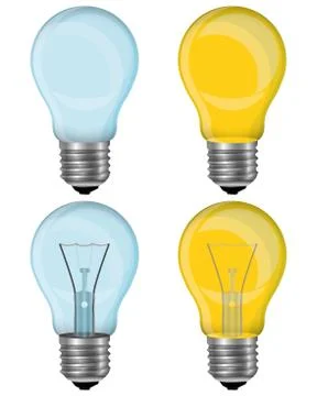 Illustration Vector Graphic Light Bulb Illustrazione stock