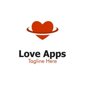 Illustration Vector Graphic of Love Application Logo. Perfect to use for Appl Stock Illustration