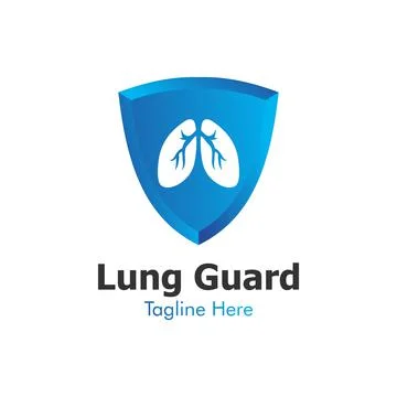 Illustration Vector Graphic of Lung Guard Logo. Perfect to use for Lung Care  Stock Illustration