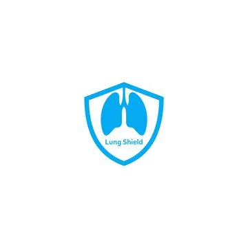 Illustration Vector Graphic of Lung Shield. Perfect to use for Companies in t Illustration