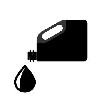 Illustration Vector Graphic of machine oil lubrication icon Illustrazione stock