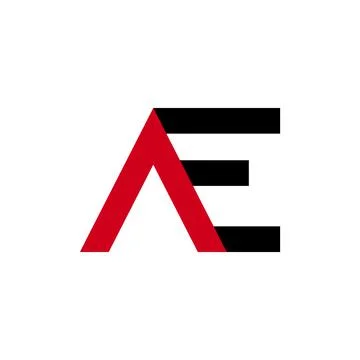 Illustration Vector Graphic of Modern AE Letter Logo. Perfect to use for Tech Stock Illustration