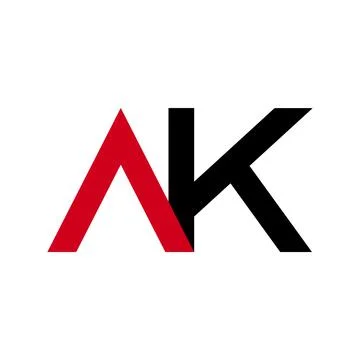 Illustration Vector Graphic of Modern AK Letter Logo. Perfect to use for Tech Stock Illustration