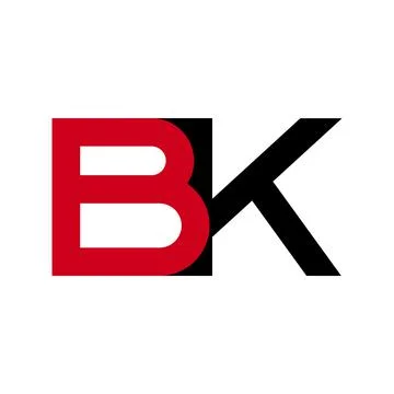 Illustration Vector Graphic of Modern BK Letter Logo. Perfect to use for Tech Stock Illustration