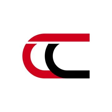 Illustration Vector Graphic of Modern CC Letter Logo. Perfect to use for Tech イラスト素材