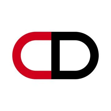 Illustration Vector Graphic of Modern CD Letter Logo. Perfect to use for Tech Stock Illustration