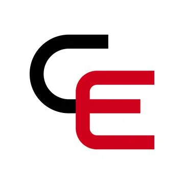 Illustration Vector Graphic of Modern CE Letter Logo. Perfect to use for Tech Illustration