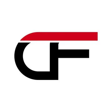 Illustration Vector Graphic of Modern CF Letter Logo. Perfect to use for Tech イラスト素材