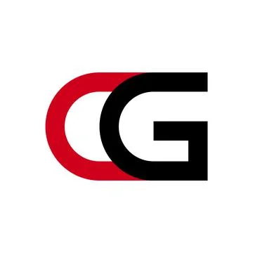 Illustration Vector Graphic of Modern CG Letter Logo. Perfect to use for Tech Stock Illustration