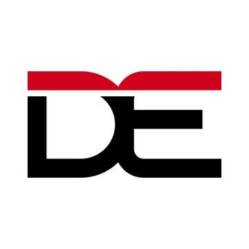 Illustration Vector Graphic of Modern DE Letter Logo. Perfect to use for Tech Stock Illustration