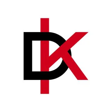 Illustration Vector Graphic of Modern DK Letter Logo. Perfect to use for Tech 스톡 일러스트