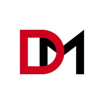 Illustration Vector Graphic of Modern DM Letter Logo. Perfect to use for Tech Stock Illustration