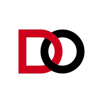 Illustration Vector Graphic of Modern DO Letter Logo. Perfect to use for Tech Illustrazione stock