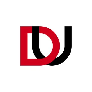 Illustration Vector Graphic of Modern DU Letter Logo. Perfect to use for Tech Stock-Illustration