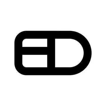 Illustration Vector Graphic of Modern ED Letter Logo. Perfect to use for Tech Stock Illustration