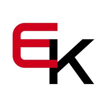 Illustration Vector Graphic of Modern EK Letter Logo. Perfect to use for Tech Stock Illustration