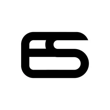 Illustration Vector Graphic of Modern ES Letter Logo. Perfect to use for Tech Illustration