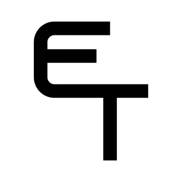 Illustration Vector Graphic of Modern ET Letter Logo. Perfect to use for Tech Stock Illustration