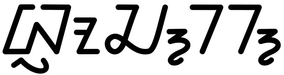Illustration vector graphic of the name Brock, ( Sundanese script ). Stock Illustration