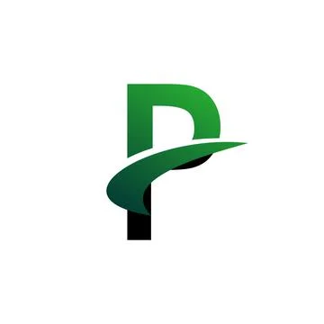 Illustration Vector Graphic of P Letter With Aerial Concept. Perfect to use f Stock Illustration