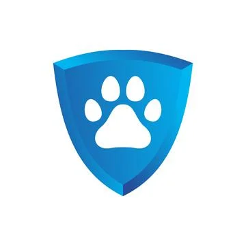 Illustration Vector Graphic of Paws Logo. Perfect to use for Animal Defending Stock Illustration