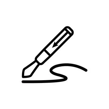 Illustration Vector graphic of pen icon template Stock Illustration