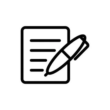 Illustration Vector graphic of pen icon template Stock Illustration
