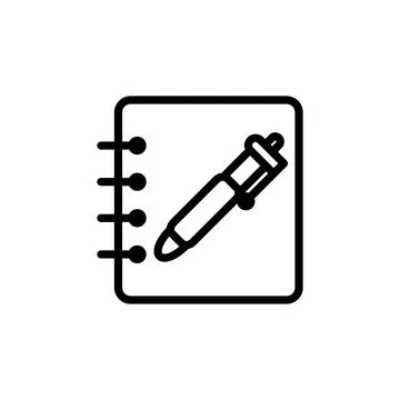 Illustration Vector graphic of pen icon template Stock Illustration