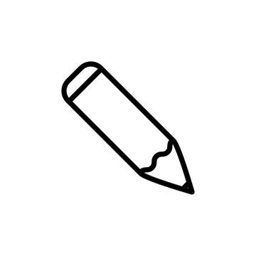 Illustration Vector graphic of pencil icon template Stock Illustration