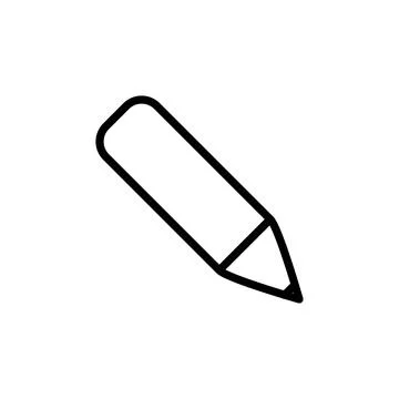 Illustration Vector graphic of pencil icon template Stock Illustration