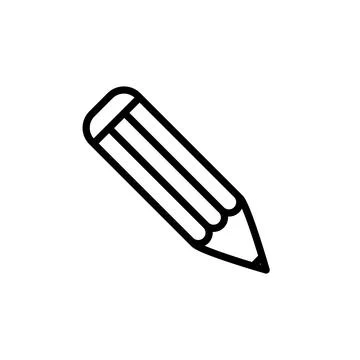 Illustration Vector graphic of pencil icon template Stock Illustration