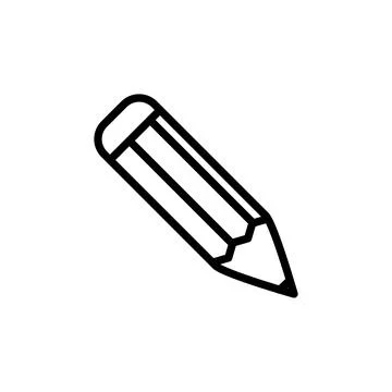 Illustration Vector graphic of pencil icon template Stock Illustration
