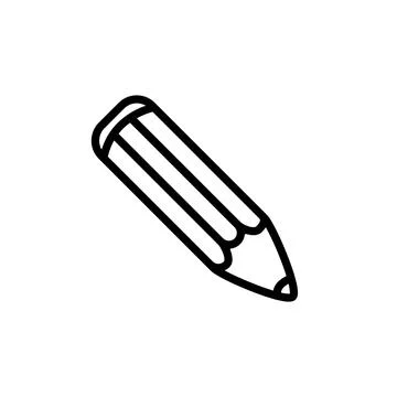 Illustration Vector graphic of pencil icon template Stock Illustration