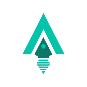Illustration Vector Graphic of Rocket logo design Stock Illustration