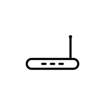 Illustration Vector graphic of router icon template Stock Illustration
