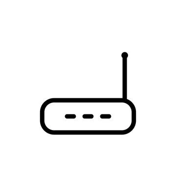 Illustration Vector graphic of router icon template Stock Illustration