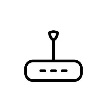 Illustration Vector graphic of router icon template Stock-Illustration