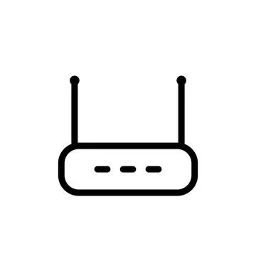 Illustration Vector graphic of router icon template Stock Illustration