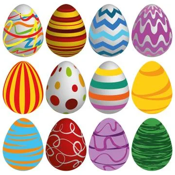 Illustration Vector Graphic Set Easter Egg イラスト素材