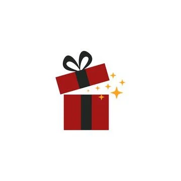 Illustration Vector Graphic of Shining Gift Box. Perfect to use for Gift Stor Illustrazione stock