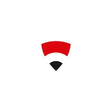 Illustration Vector Graphic of Simple Radar Shield Logo Stock Illustration